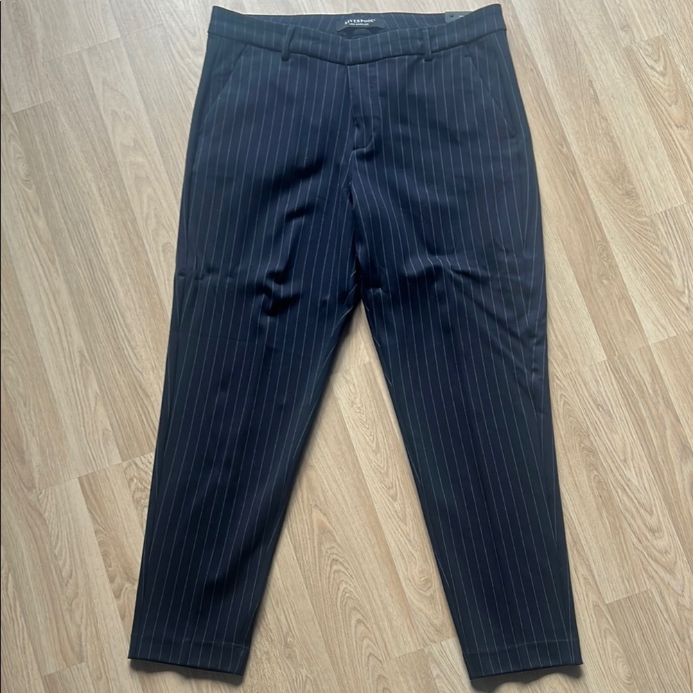 Liverpool Blue Straight Leg Pants - size 14/32